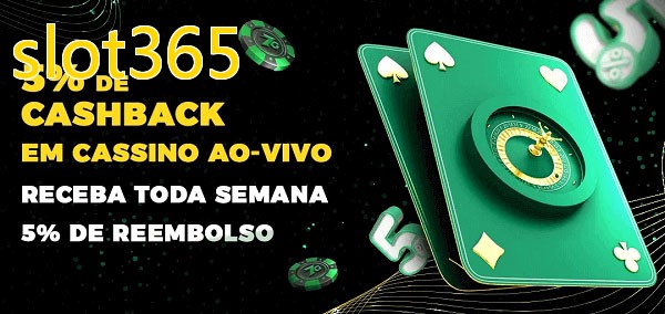 Promoções do cassino ao Vivo slot365